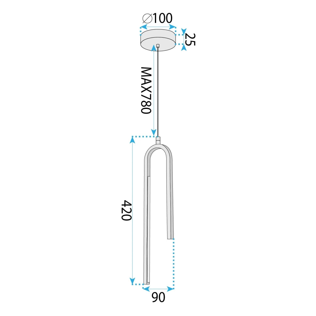Lampada Da Soffitto Led App1803-cp Brush Gold