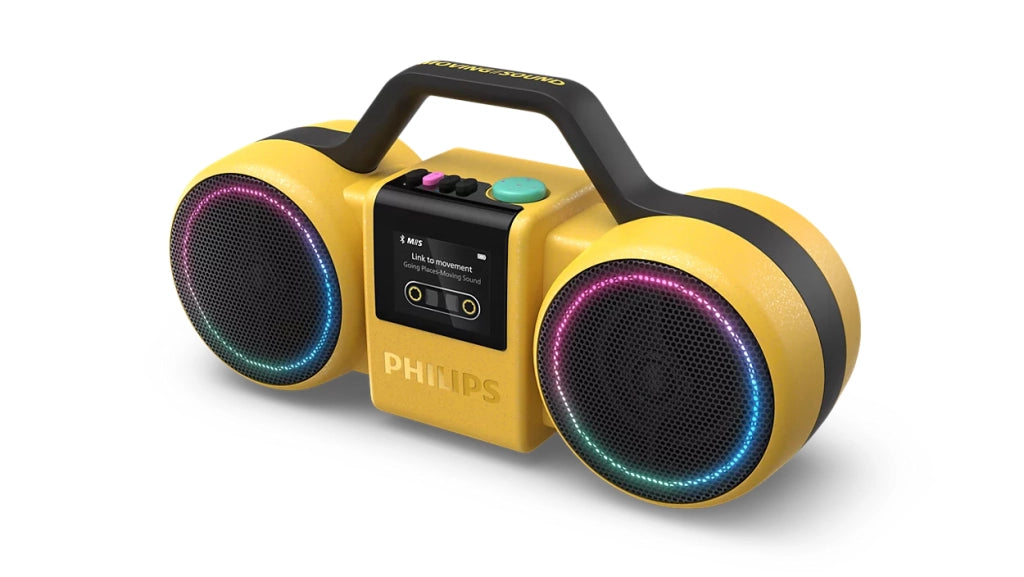Speaker bluetooth moving sound roller ms60 giallo - tams60y/00