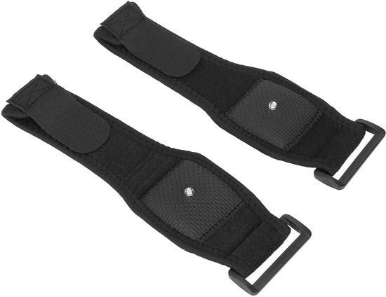 Cinturini di tracciamento VR adattabili - Strisce di sostegno - Adesivi - Tela elastica mercerizzata - SBR - Superficie morbida - 31 cm / 12,2 pollici - Strisce di sostegno per polsi