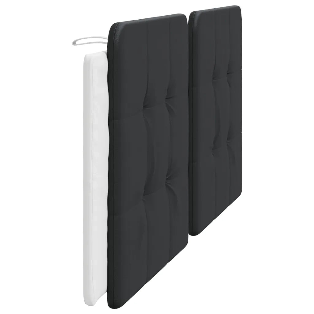 Cuscino Testiera Zadar Nero e Bianco 200 cm in Similpelle 374889