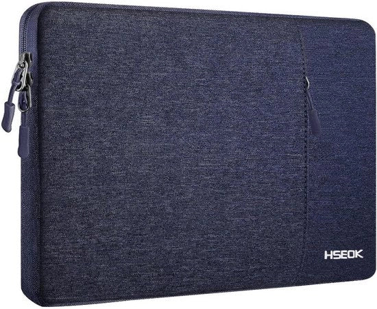 Custodia per laptop, 11,6 pollici, custodia impermeabile, compatibile con 13 pollici MacBook Air/Pro M1 M2, iPad 12,9, XPS 13, popolari notebook, tablet Chromebook, custodia shock-resistente impermeabile, Blu