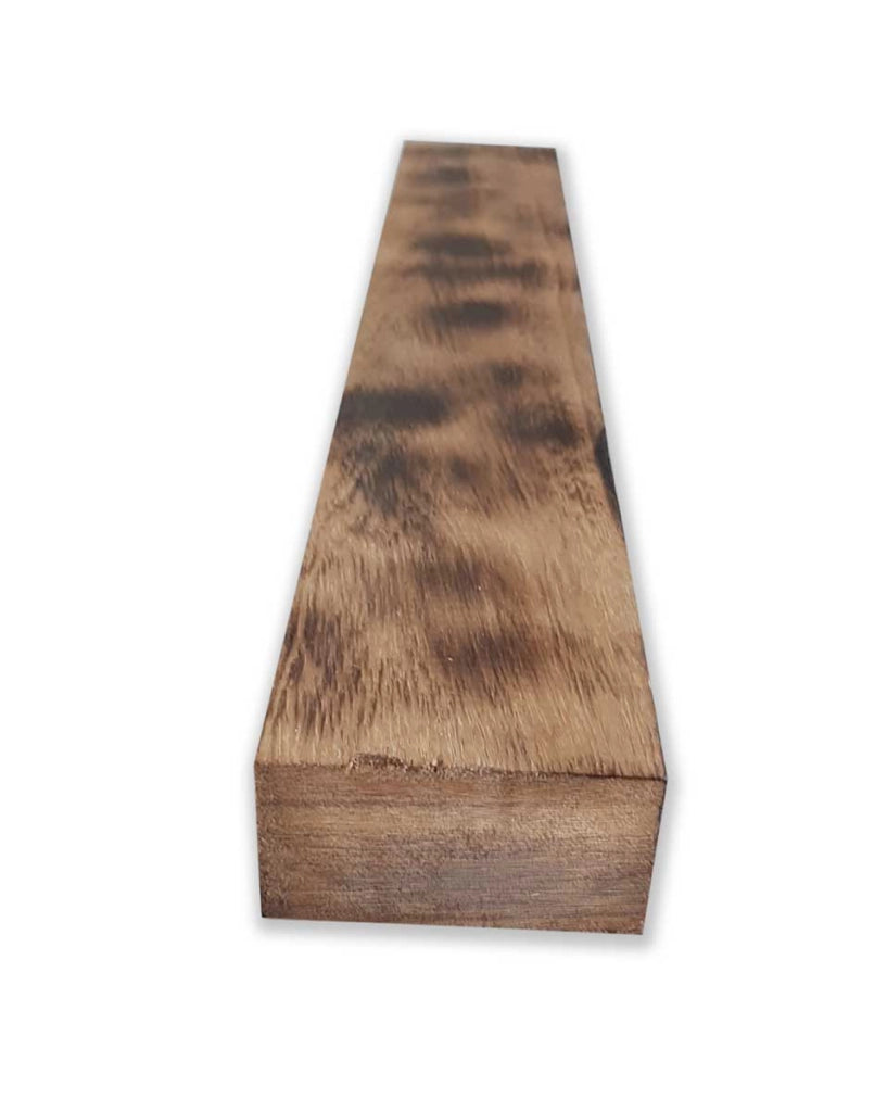 Tavola In LEGNO CountryWood – trattato con metodo Yakisugi Misura: 8x4x203 cm, Stile: CALICO light burn