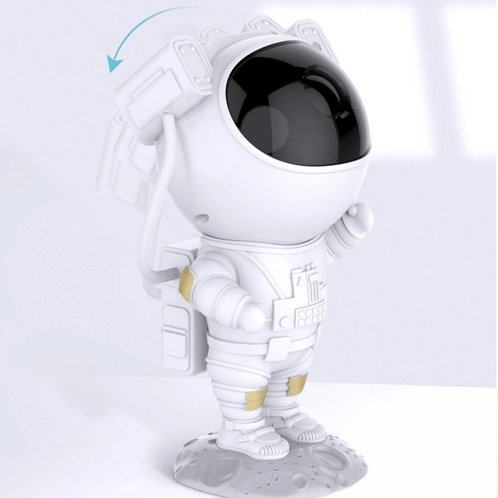 Trade Shop - Proiettore Di Stelle E Galassie Astronauta Luce Notturna Con Effetti Planisfero -