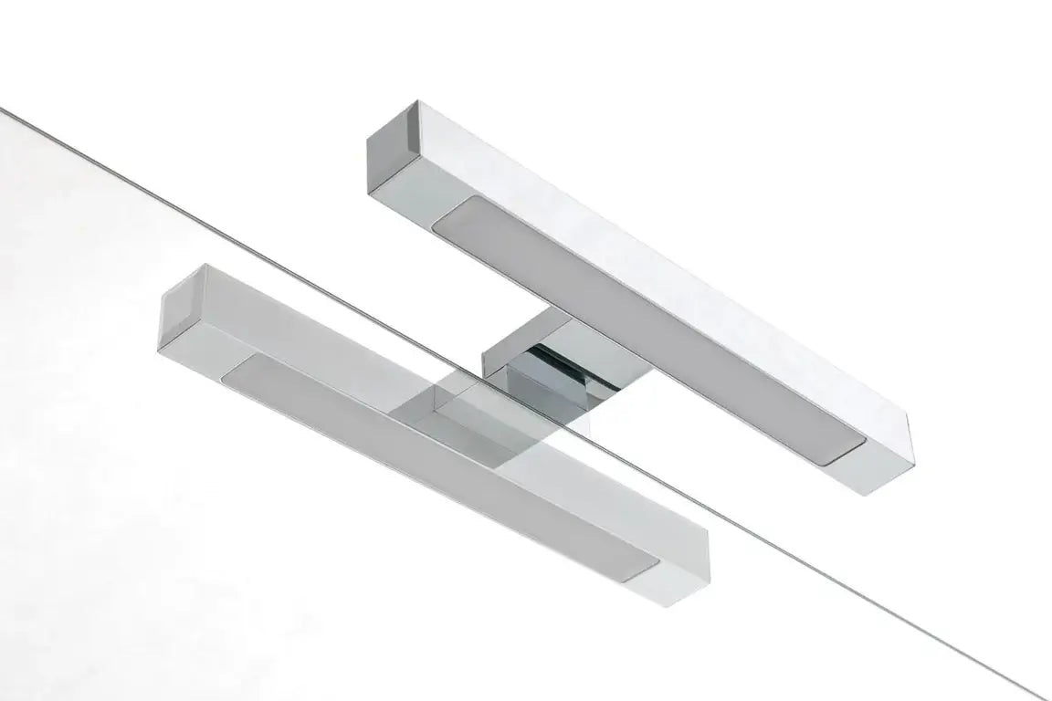 Composizione Mobile Bagno 100cm a Terra Con Tre Cassetti e Specchio - Testa di Moro