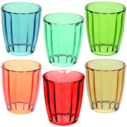 Set 6 bicchieri 310 cc  Vetro Multicolor